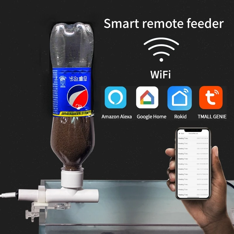 Aquarium Fish Feeder - Aquarium Feeder Handy Fernbedienung intelligente Timing