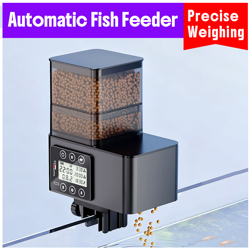 Aquarium Fish Feeder - Intelligenter Präzisions-Fischfütterer mit Automatischer Abgabe und