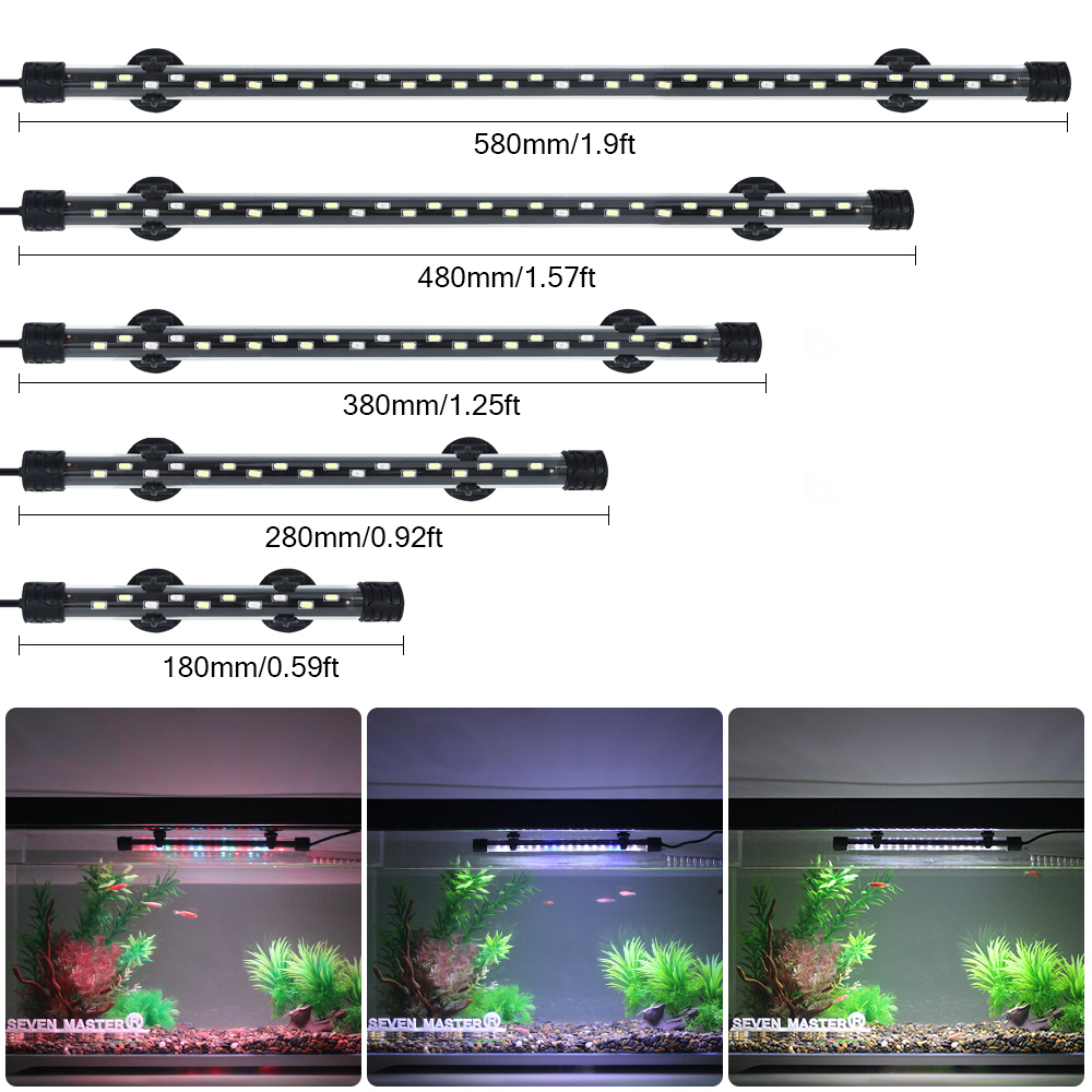 Aquarium Fish Enrichment - Aquarium Licht LED Pflanze Wachsen Lampe