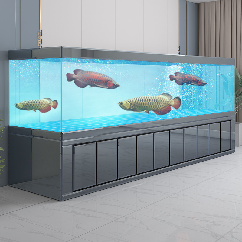 Aquarium Xxl - Großes Jinlong-Aquarium für Wohnzimmer und Büro,