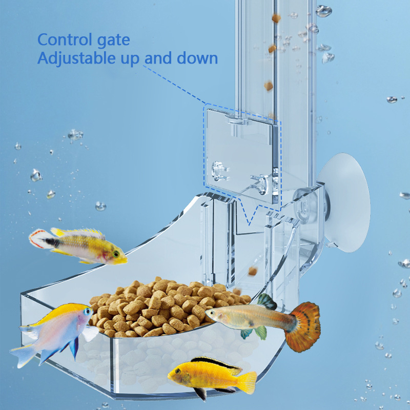 Aquarium-Acryl-Futterrohr mit  – Aquarium Fish Feeder Bewertung und Preis
