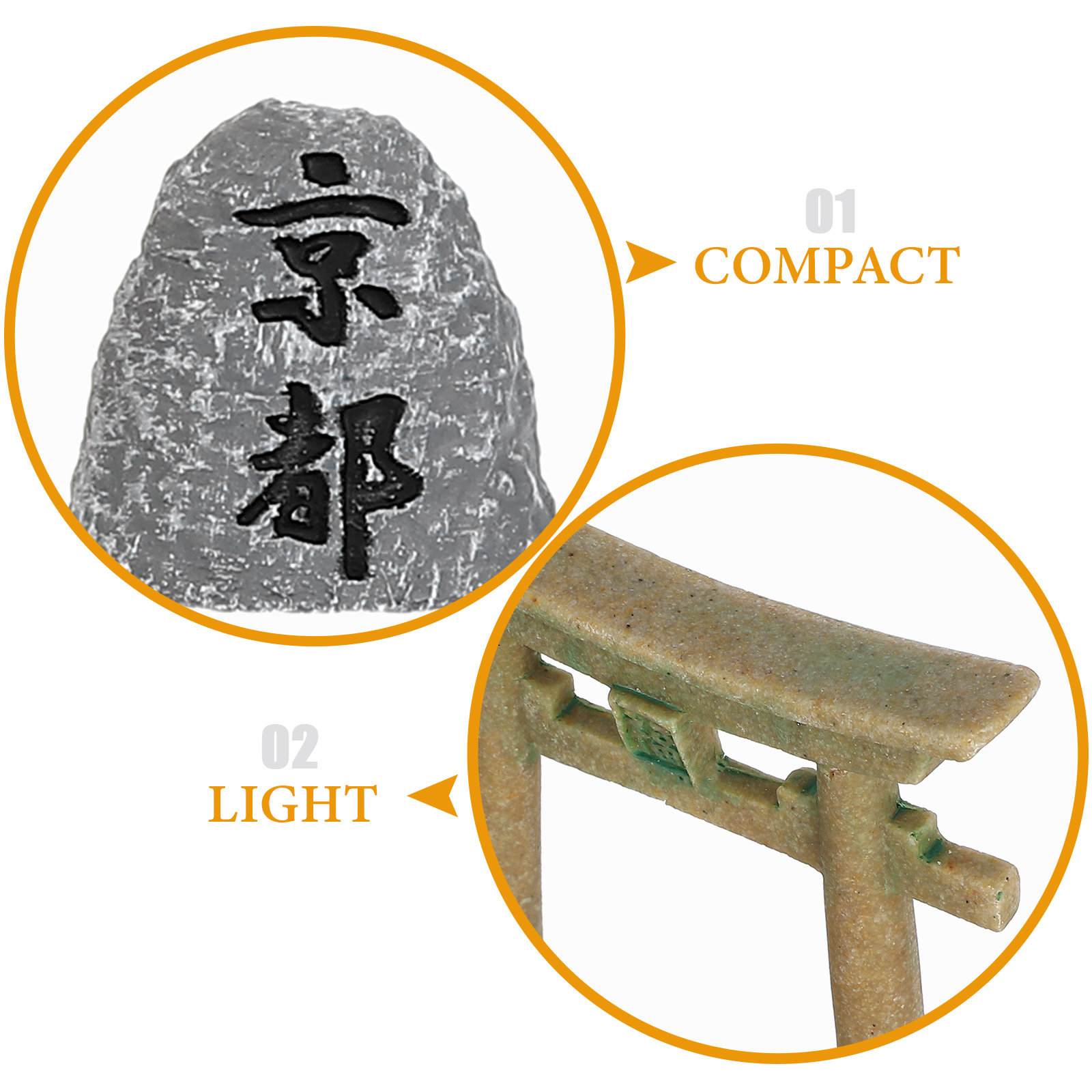 Miniatur Japanisches Torii-Tor – Aquarium Fish Japanese Bewertung und Preis