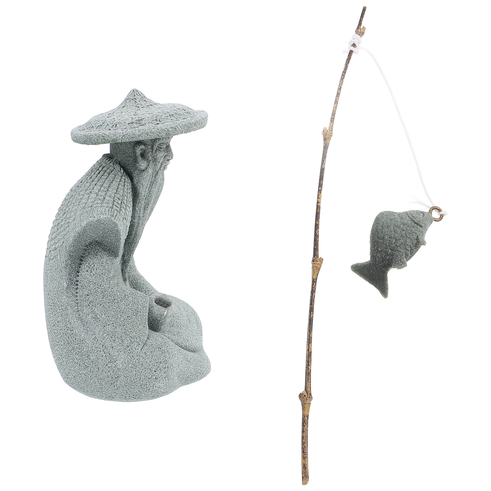 Kleine Harz-Fischerstatue Asia – Aquarium Fish Japanese Bewertung und Preis