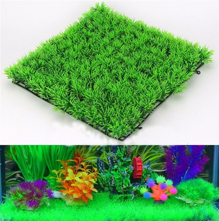 Künstliche grüne Graspflanze,  – Aquarium Fish Enrichment Bewertung und Preis