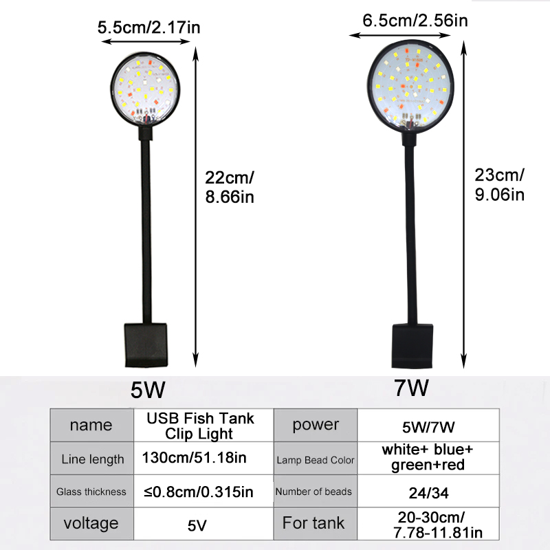 USB Aquarium LED Lampe Aquariu – Aquarium Fish Enrichment Bewertung und Preis