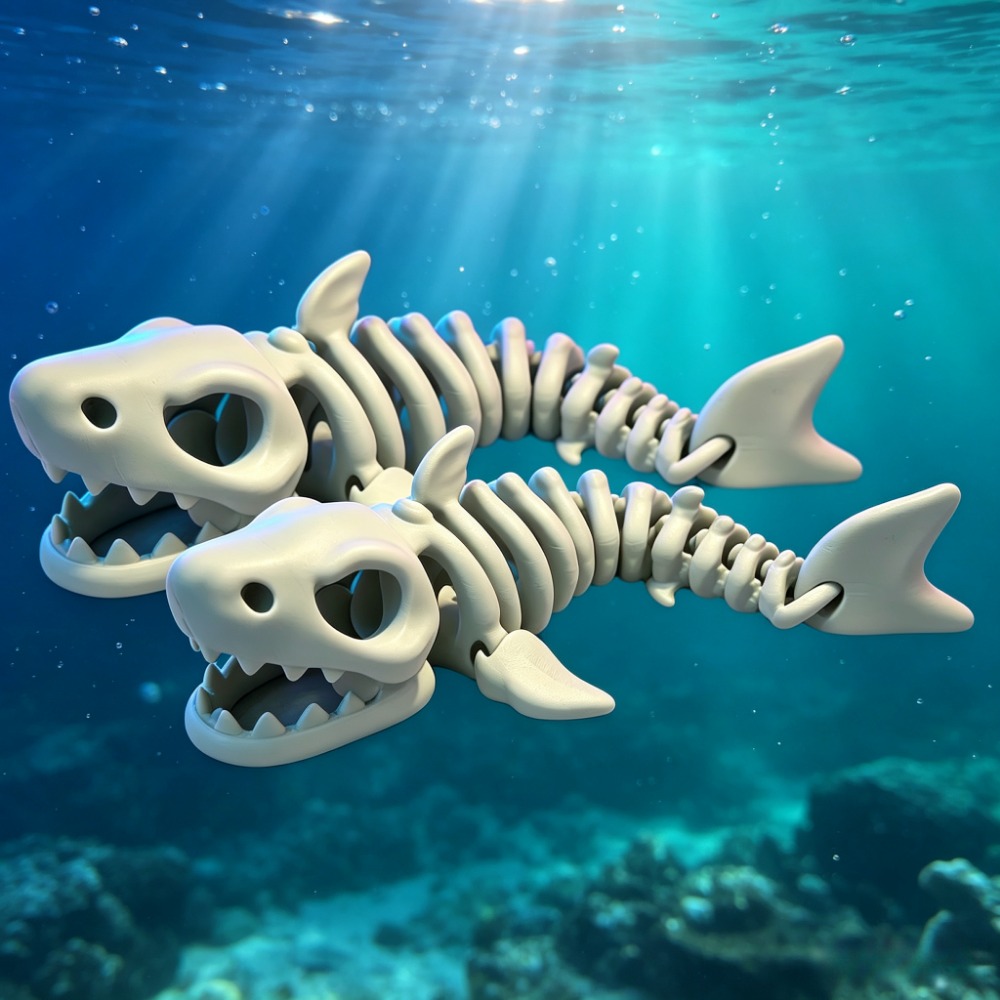 Haifisch-Skelett Aquarium-Deko – Aquarium Fish Enrichment Bewertung und Preis