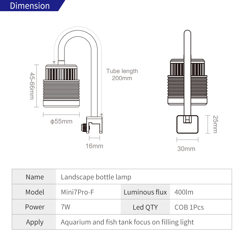Week Aqua Mini7Pro-F IP68 Tauc – Aquarium Fish App Bewertung und Preis