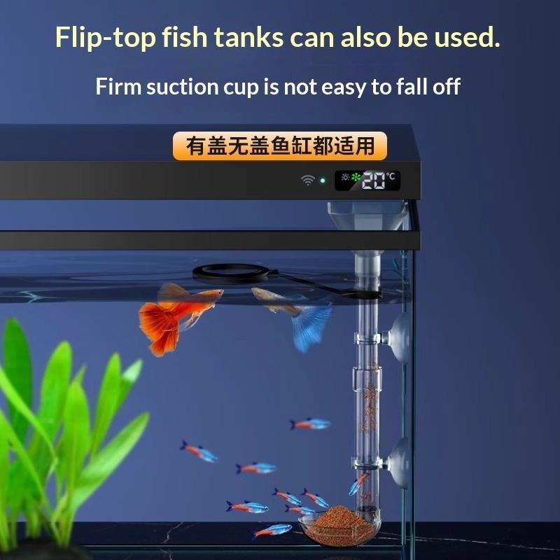 Mit Saugnäpfen verhindert das  – Aquarium Fish Feeder Bewertung und Preis