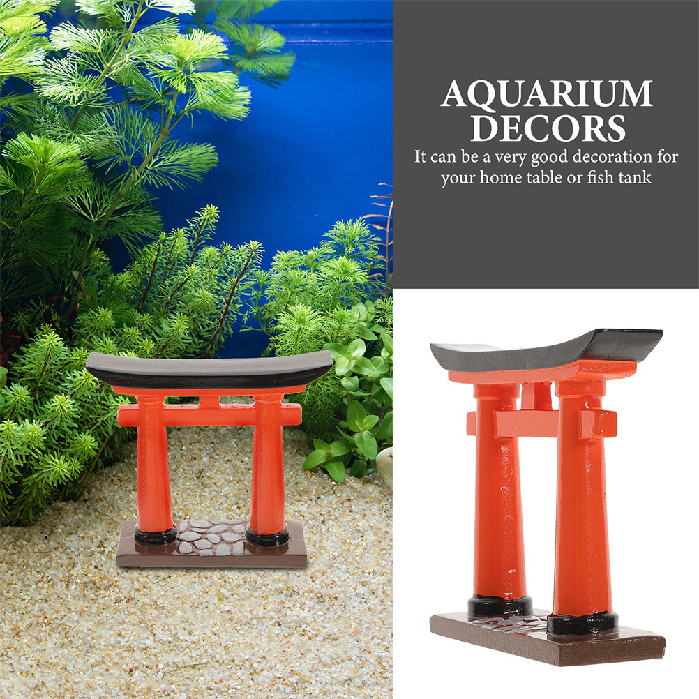 2 Stück Japanisches Harz-Torii – Aquarium Fish Japanese Bewertung und Preis