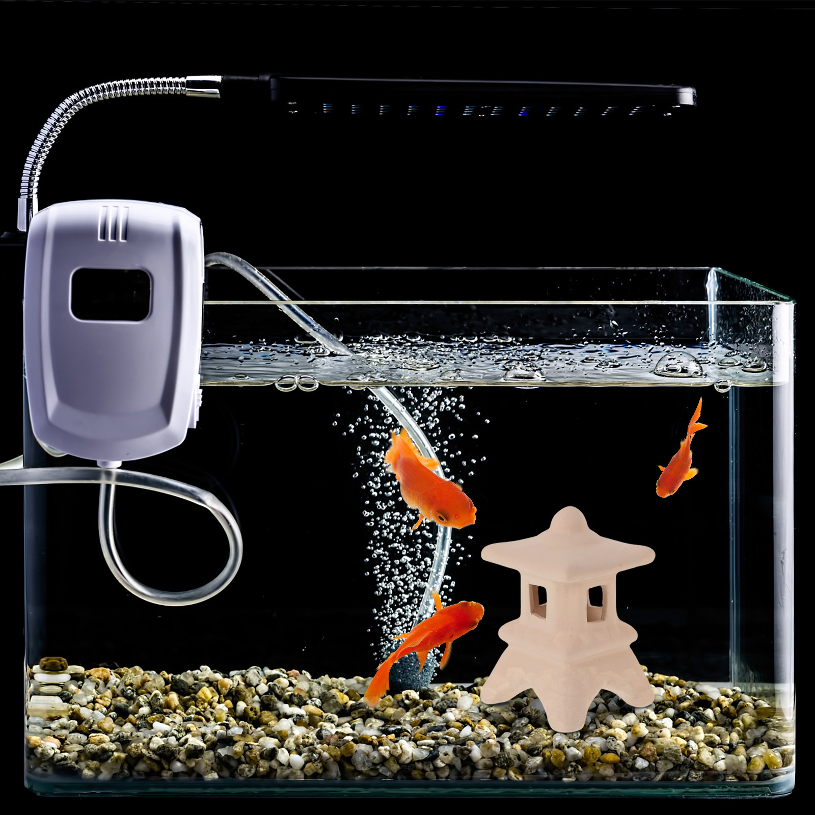 2 Stück Keramik-Aquarium-Verst – Aquarium Fish Japanese Bewertung und Preis