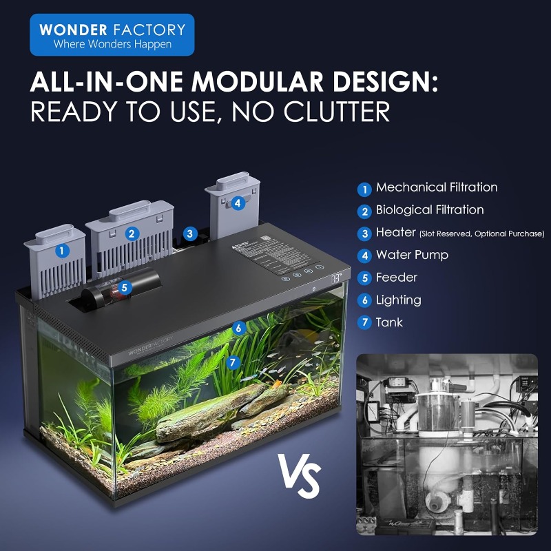 Smart Aquarium, Glas-Fischbeck – Aquarium Fish Feeder Bewertung und Preis