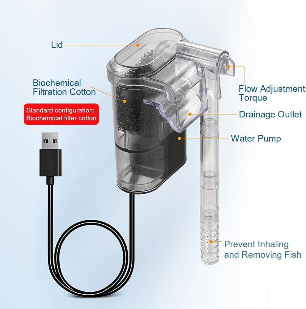 Neuer Aquarium-Hängefilter Min – Aquarium Xxl Bewertung und Preis